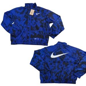 Nike Team USA Soccer Jacket Womens Medium Blue USWNT Windbreaker DN1139-452 Logo